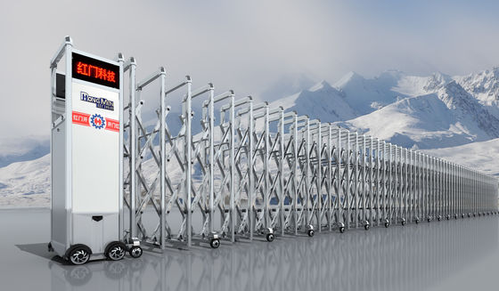 Portone ritrattabile elettrico dell'entrata non cingolata di governo, portone estensibile automatico