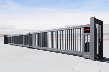 Portone di scivolamento motorizzato alluminio automatico telescopico di Railless per la scuola