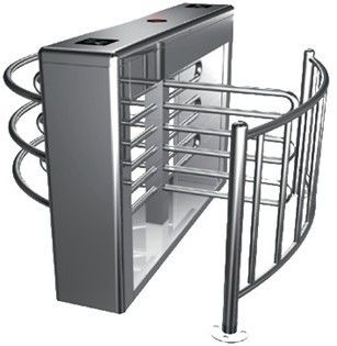 separavano RS485 in acciaio inox tubo rotazione automatica piena altezza tornello per metropolitana
