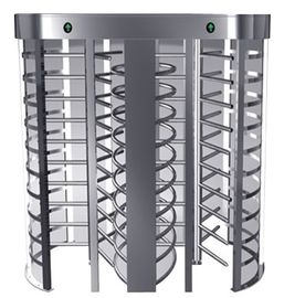 Indoor unidirezionale direzione piena altezza tornello con tubo in acciaio inox per la stazione degli autobus