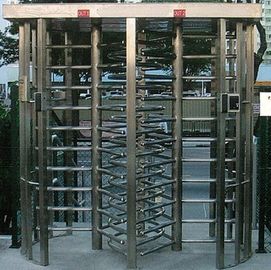 30 Persone / Min tornello inox a tutta altezza con suono e luce allarme per Museo