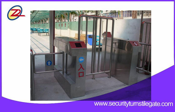Cancello girevole pieno ad alta velocità di altezza del lettore di schede di RFID per l'entrata della stazione