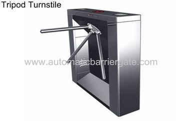 Cancello girevole del treppiede dell'acciaio inossidabile della carta magnetica di Digital, barriera dell'entrata del sottopassaggio
