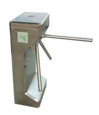 Tempo di presenza / pedaggio 0.2S acciaio inox ID Card treppiede tornello Gate per Musem