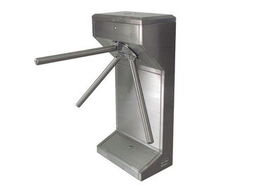 Portone del cancello girevole del treppiede della porta dell'edificio per uffici con il portone dell'intelaiatura di acciaio inossidabile