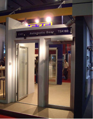 Argenti l'apri di vetro della porta della doppia oscillazione automatica della foglia di 2000mm - di 700mm
