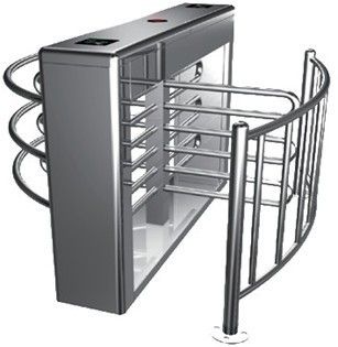separavano RS485 in acciaio inox tubo rotazione automatica piena altezza tornello per metropolitana